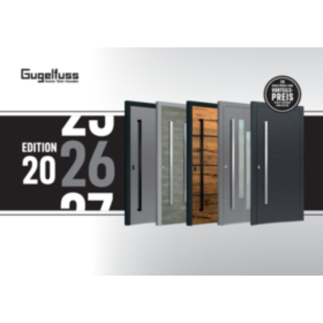 Vielfältige Türdesigns in verschiedenen Farben und Stilen, präsentiert für dieEdition 2023-2027.