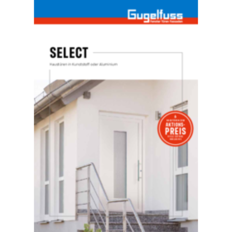 Modernes Wohnhaus mit hellem Eingang und Glastür, umgeben von einer großzügigen Treppe.